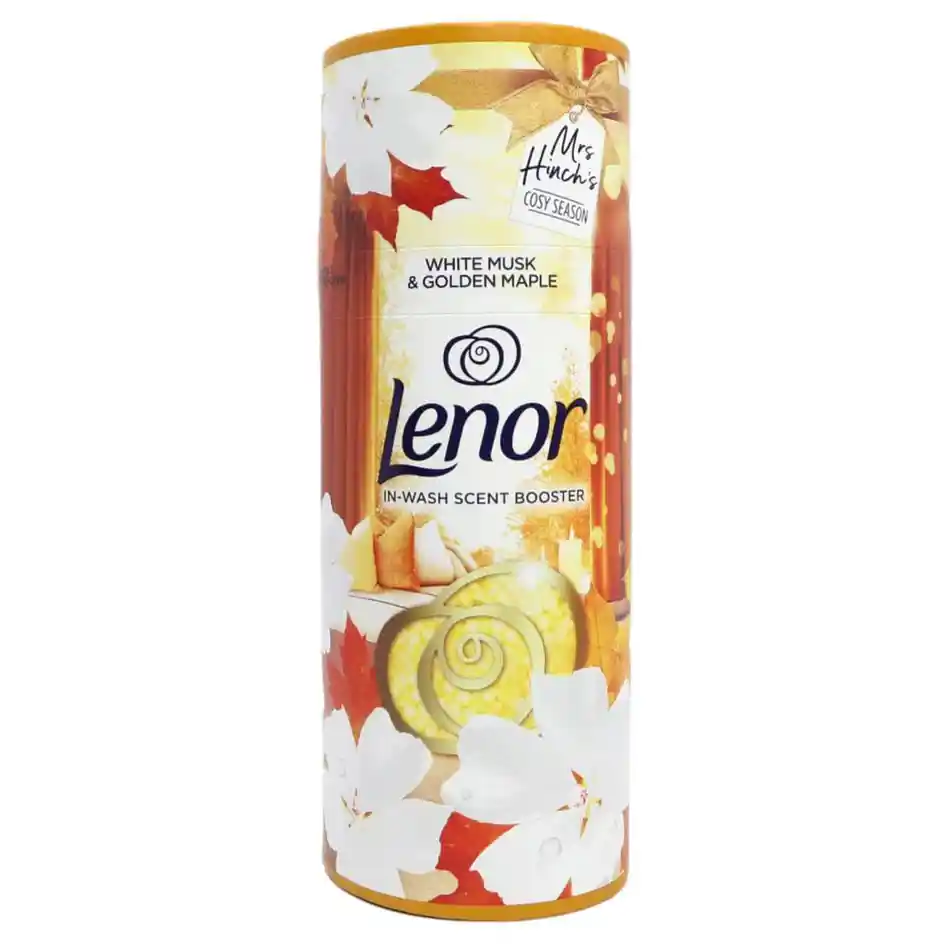 خوشبو كننده لباس لنور Lenor رايحه مشك سفيد و افرا طلايي سايز 176 گرم